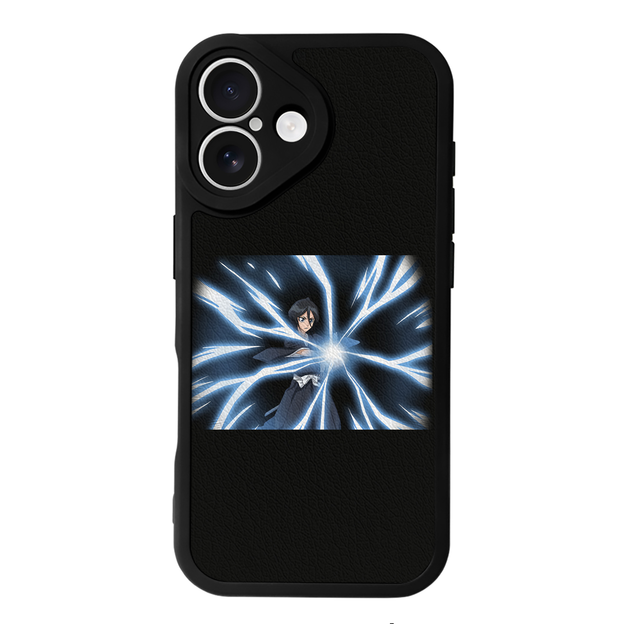 （画像用） ブリーチ 朽木ルキア BLEACH Kuchiki Rukia 【iPhone 16シリーズ対応】シリコンスマホケース（レザー調） 材質：シリコン